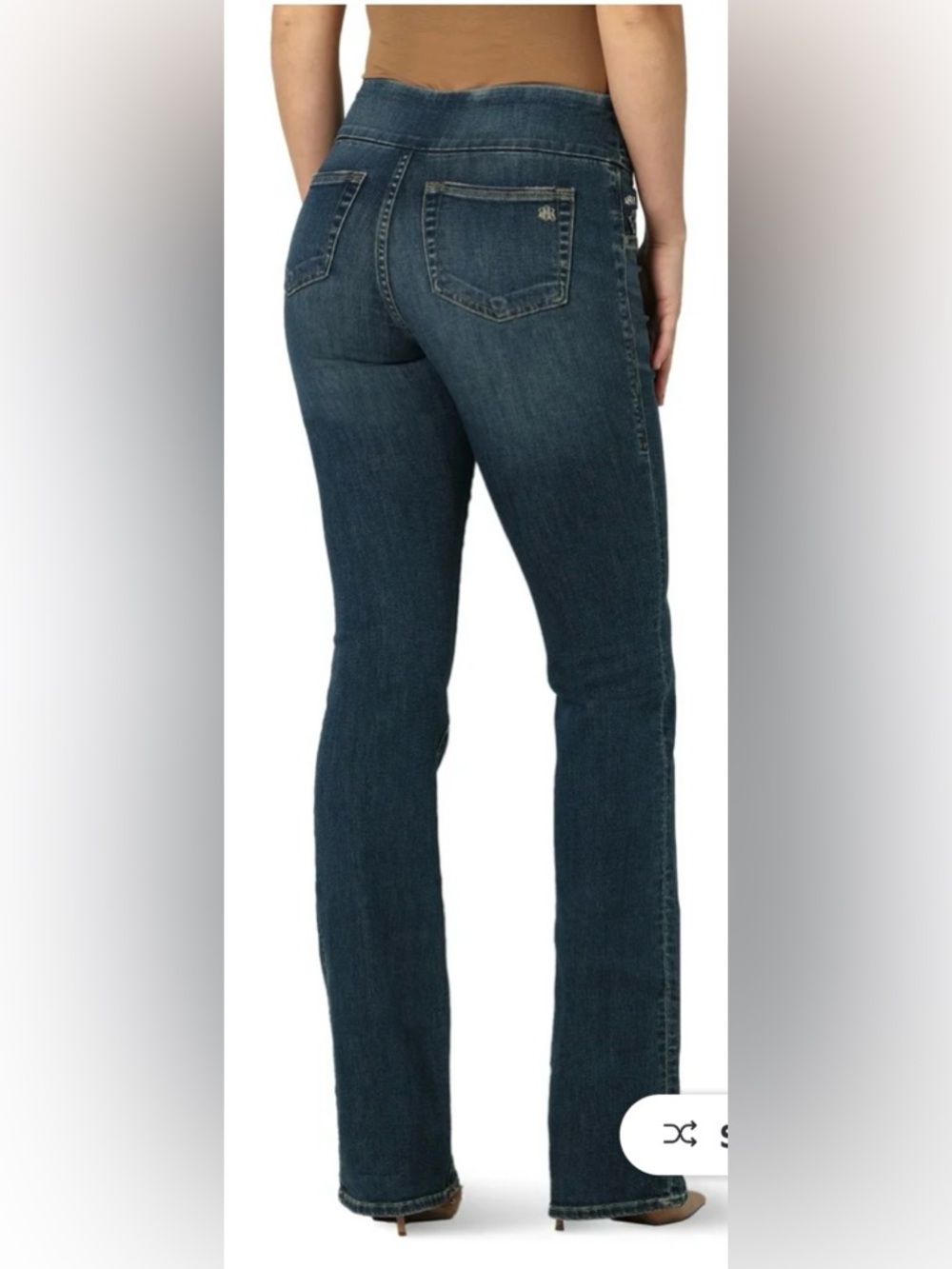 Rock & Republic Fever Pull On Jeans Womens 8S Medium Wash Stretch - Picture 2 of 8